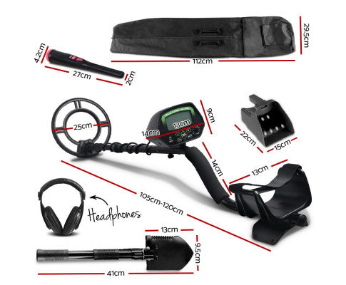 Metal Detector 220MM Deep Sensitive Waterproof