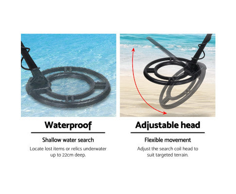 Metal Detector 220MM Deep Sensitive Waterproof