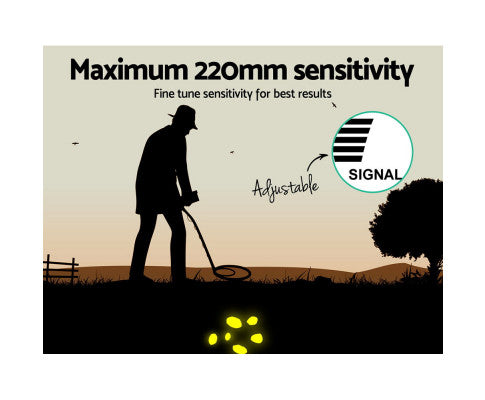 Metal Detector 220MM Deep Sensitive Waterproof