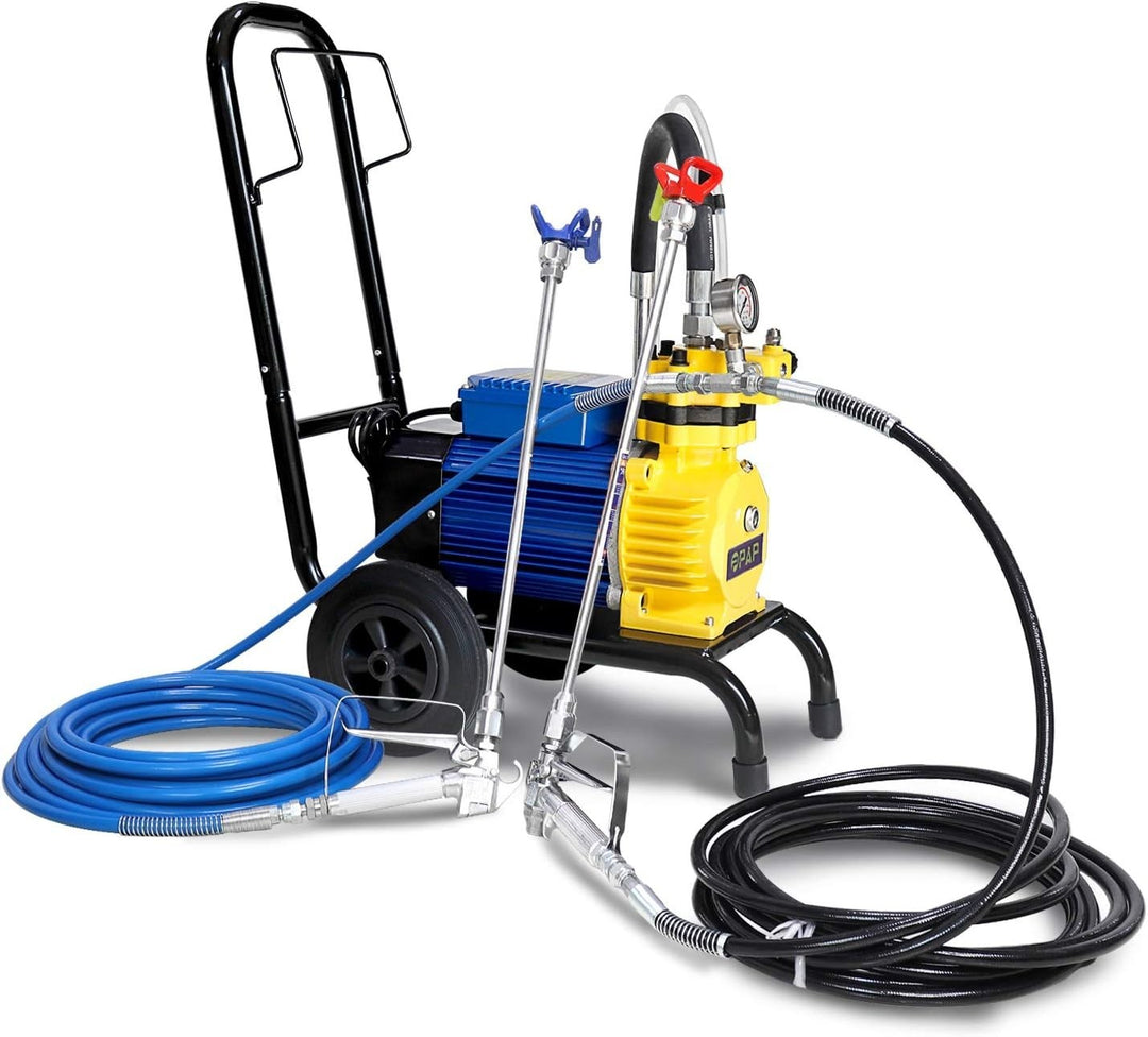 Commercial Twin Airless Spray Paint Package - commercial airless paint sprayer - commercial grade paint sprayer - professional paint spraying equipment - 1