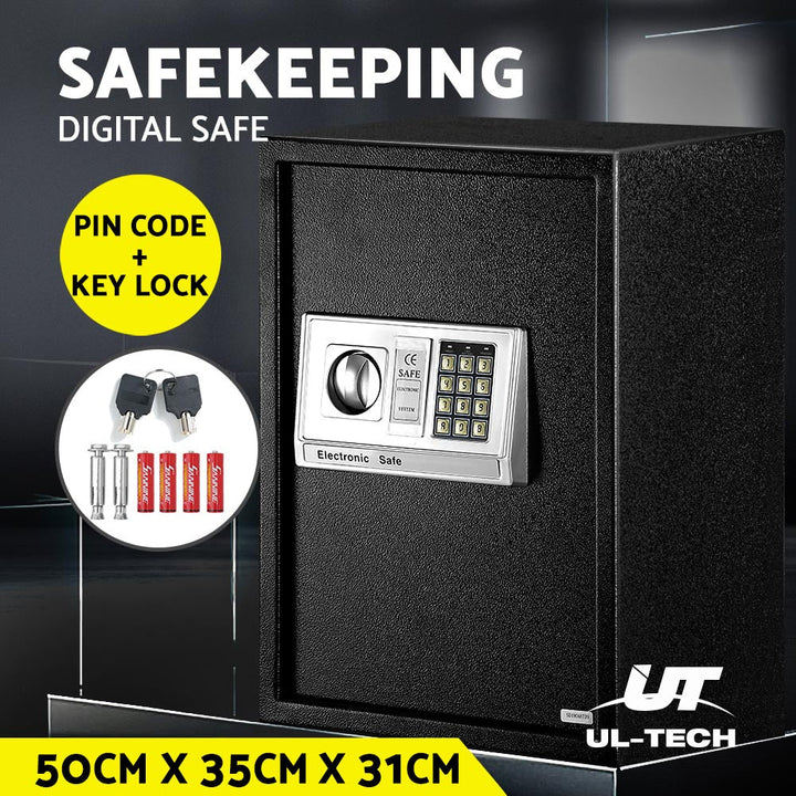 Professional Security Box Electronic Safe Digital Lock Cash Deposit Password 8L-80L