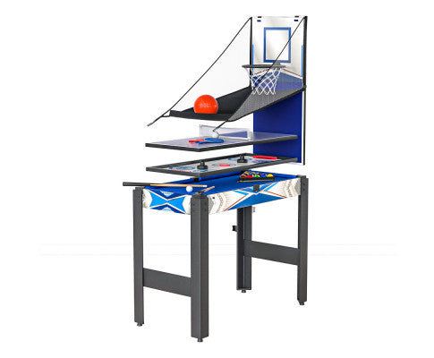 5-In-1 Games Table (Pool Table Tennis Air Hockey Basketball Arcade Archery)