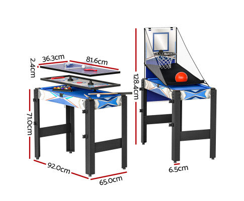 5-In-1 Games Table (Pool Table Tennis Air Hockey Basketball Arcade Archery)