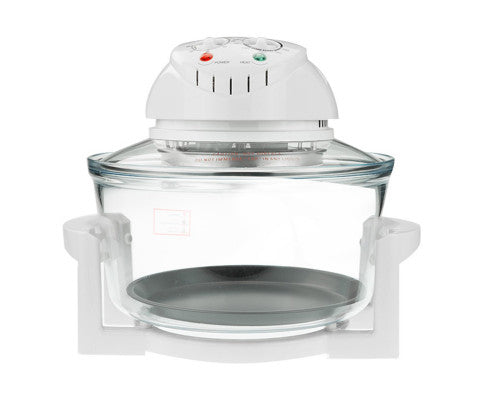 17L Halogen Oven Turbo Convection Cooker Electric Air Fryer White