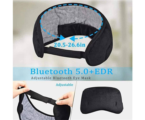 Wireless Bluetooth 5.0 Stereo Eye Mask Headphones Earphone Sleep Music Mask