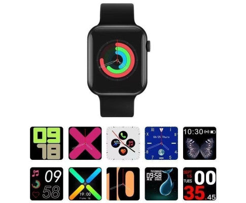 Smart Watch 44mm Bluetooth call Screen True Multidial Blood Oxygen Game Sports Mode Pro FOR IOS and Android White with 2 straps