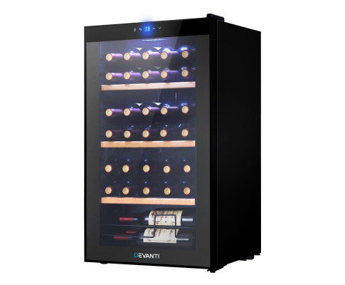 Wine Cooler Fridge stores 34 Bottles