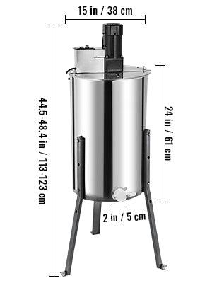 Electric 3/6 Frame Beekeeping Stainless Steel Honey Extractor