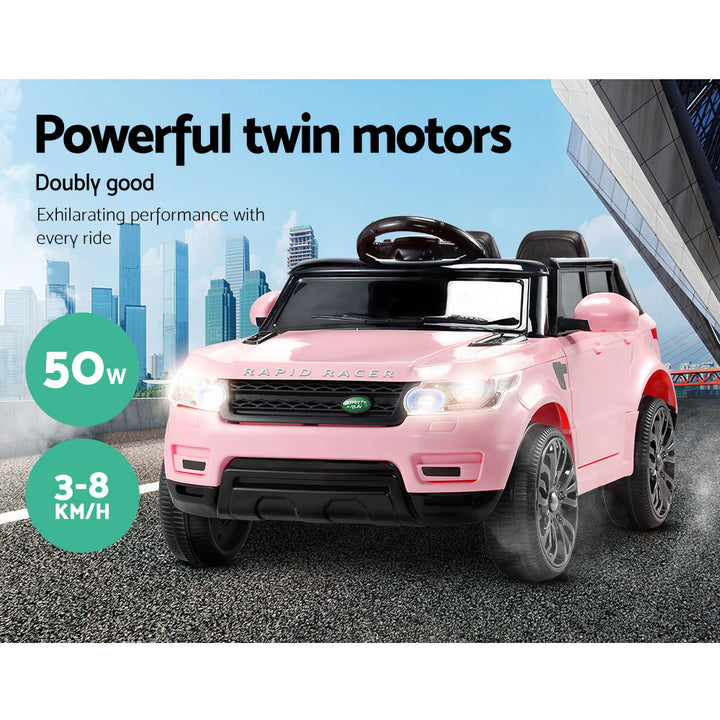 Kids Electric Ride On Car SUV Range Rover-inspired Cars Remote 12V Pink