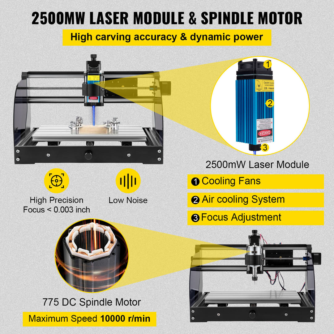 CNC 3018 Pro CNC Router + Laser Engraver