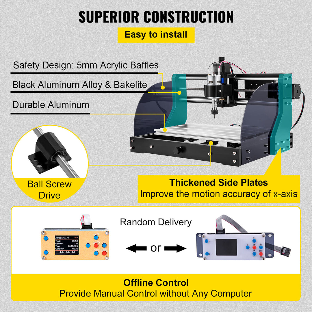 CNC 3018 Pro CNC Router + Laser Engraver