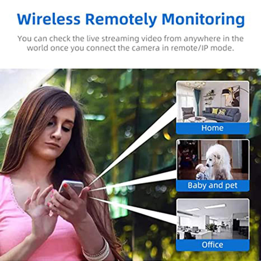 HD 1080P Mini Wireless Camera with Night Vision Motion Detection