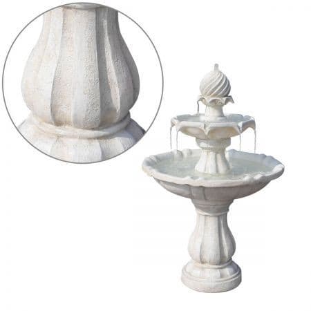 Deluxe Solar Powered Three-Tier Water Fountain - solar powered water fountain - solar pond fountain - solar water fountain pump - 6
