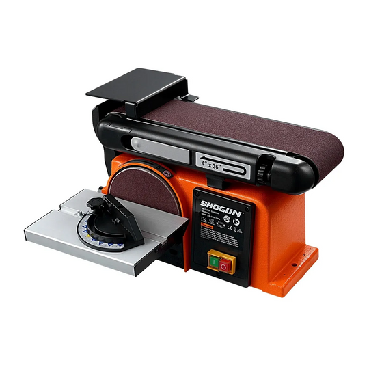 500W Belt Disc Sander Power Tool Linisher Machine Grinder Bench Mount