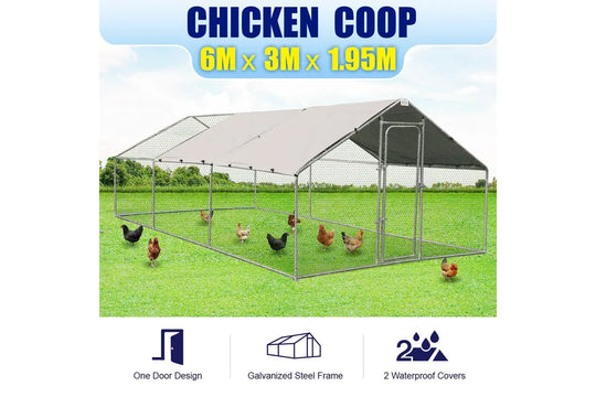 Premium Chicken Coop Hen House in Stainless Steel