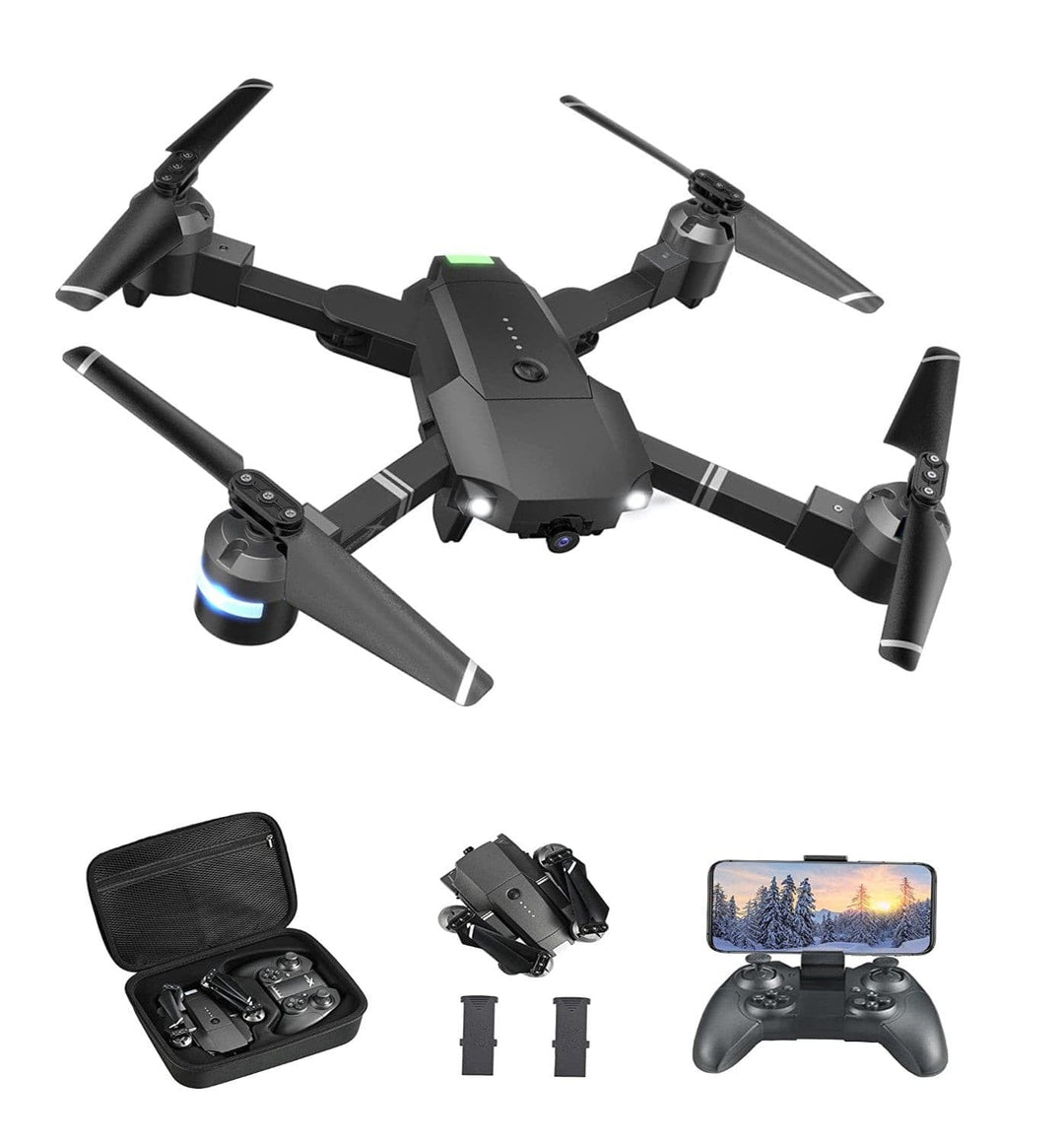 5G Compact Drone Quadcopter 4K UHD (Pro Kit With 3 X Batteries) - High-resolution drone camera - professional drone kit - quadcopter for photography - 6