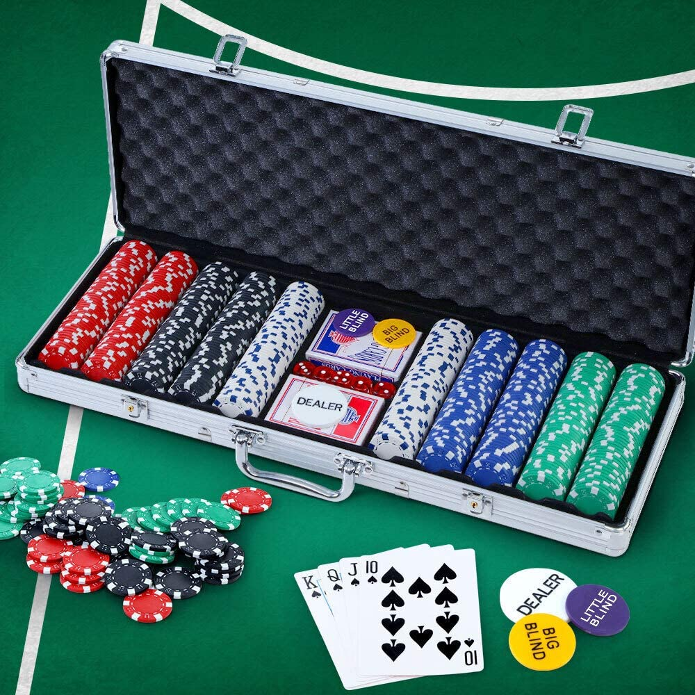 Crown Casino Poker Chips Set 3.3mm Clay (300/500/1000 set)