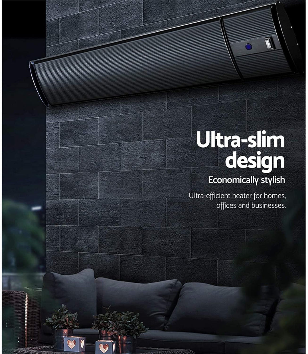 Luxury Indoor/Outdoor Electric Infrared Heater Panel
