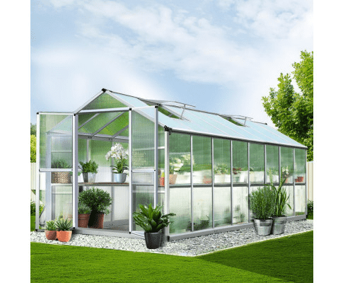 Greenhouse Garden Plants Shed Aluminium /  Polycarbonate AU