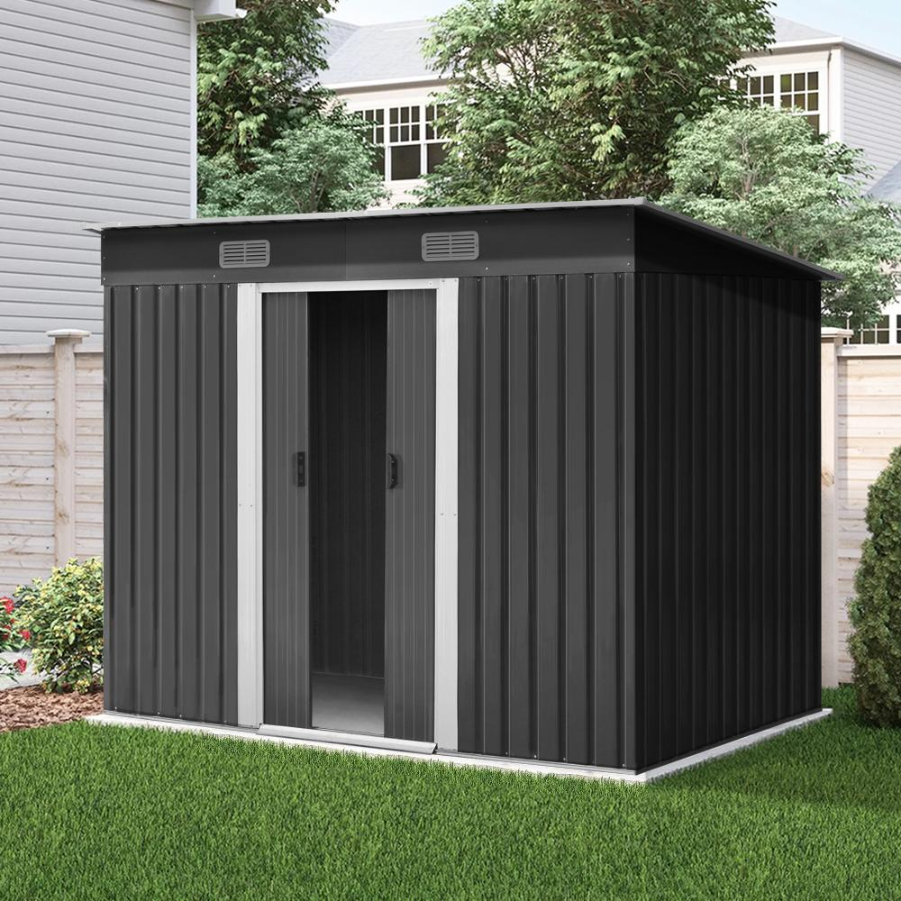 Tough Steel Aussie Outdoor Garden & Tool Shed - storage shed kits - garden shed plans - metal storage shed - 1