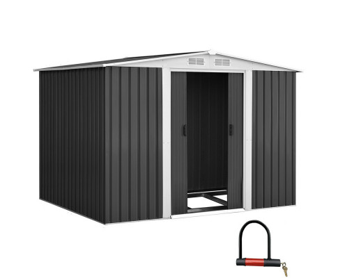 Tough Steel Aussie Outdoor Garden & Tool Shed - storage shed kits - garden shed plans - metal storage shed - 6