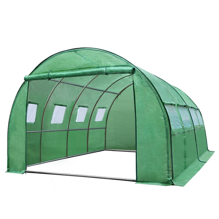 Professional Metal Greenhouse Garden Shed Green House Walk in (Select size)