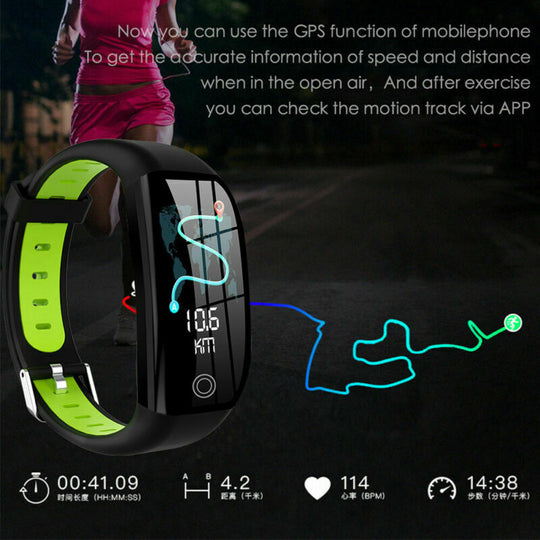 Smart Fit Watch - Bit Fitness Tracker with heart monitor