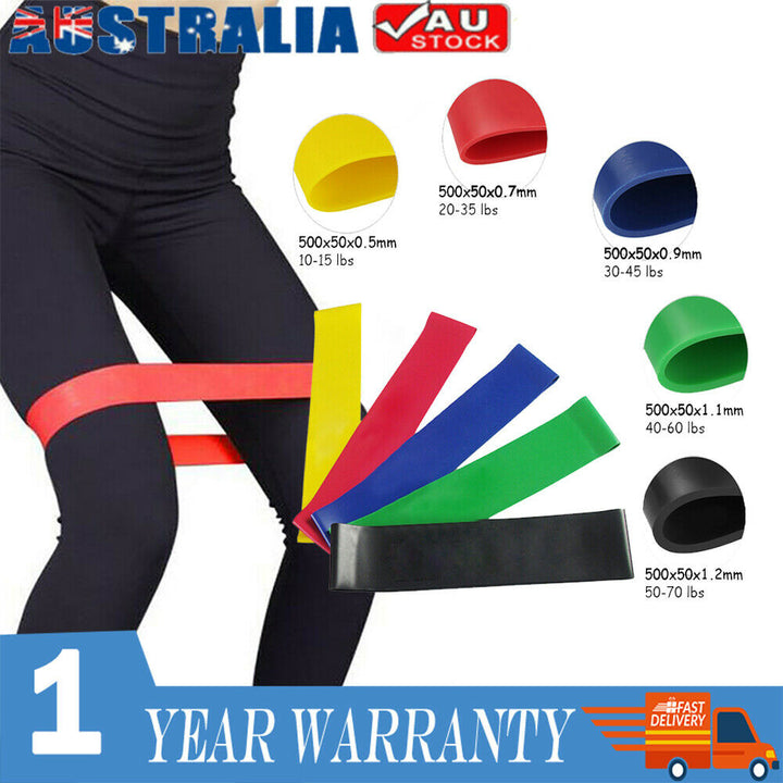 Heavy Duty Resistance Bands - Strength and endurance (5x Pcs set)