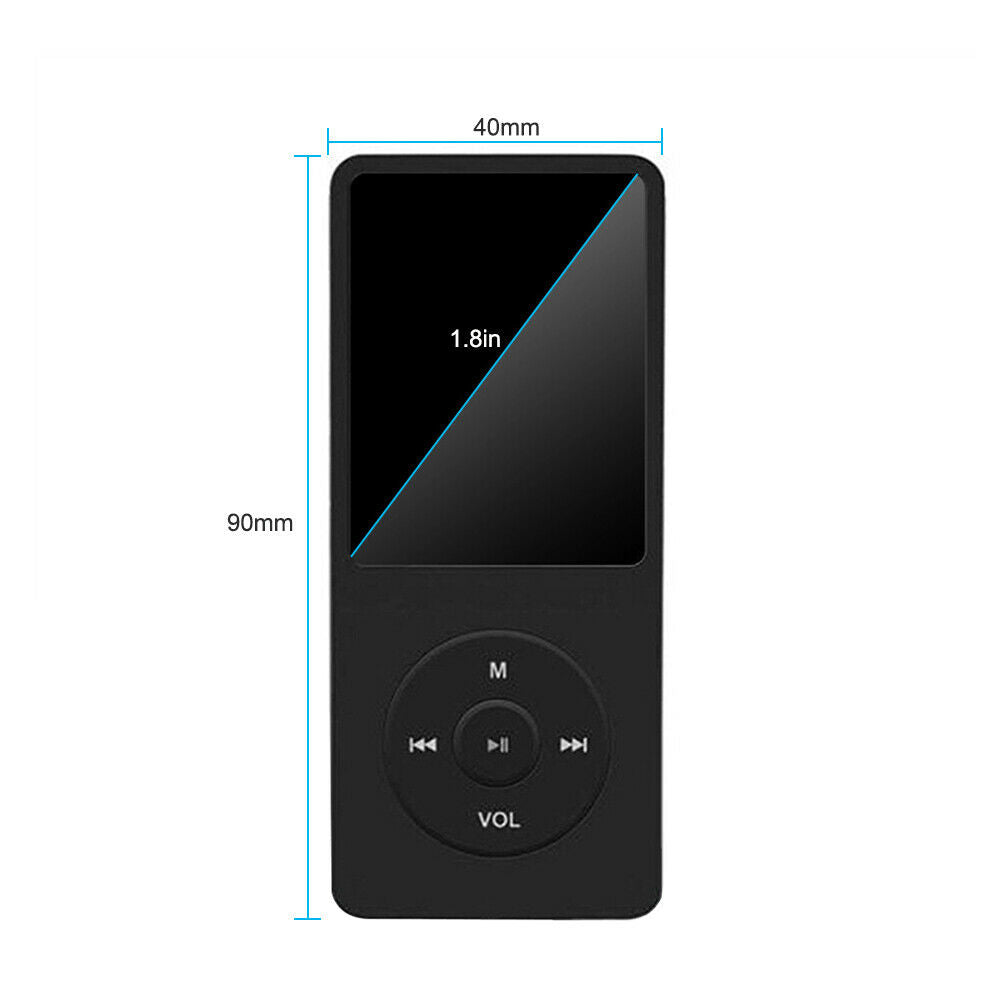 MP3 / MP4 Music & Video Player 8GB (up to 64GB)