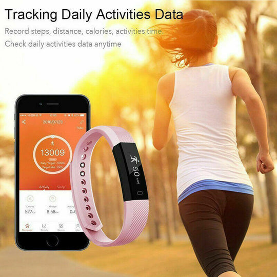 Smart watch fitnessbit with HR & BP monitoring