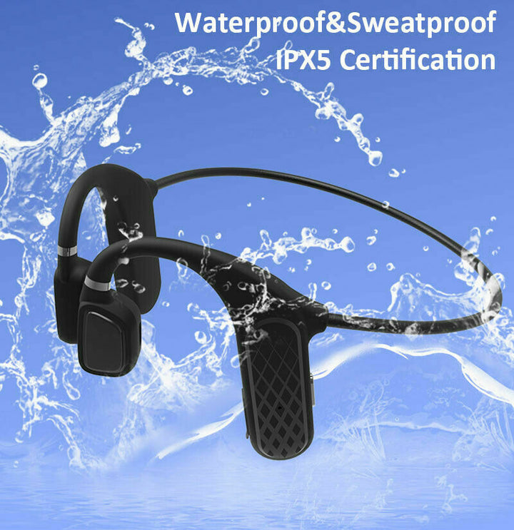 Bone Conduction Headphones Wireless Bluetooth Bluetooth 5.0 (Fully Waterproof)