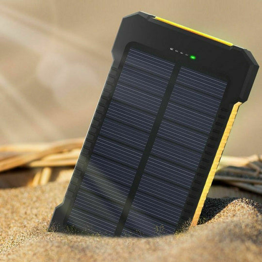 Solar Power Bank 50000mah Fully Waterproof with Torch & Compass