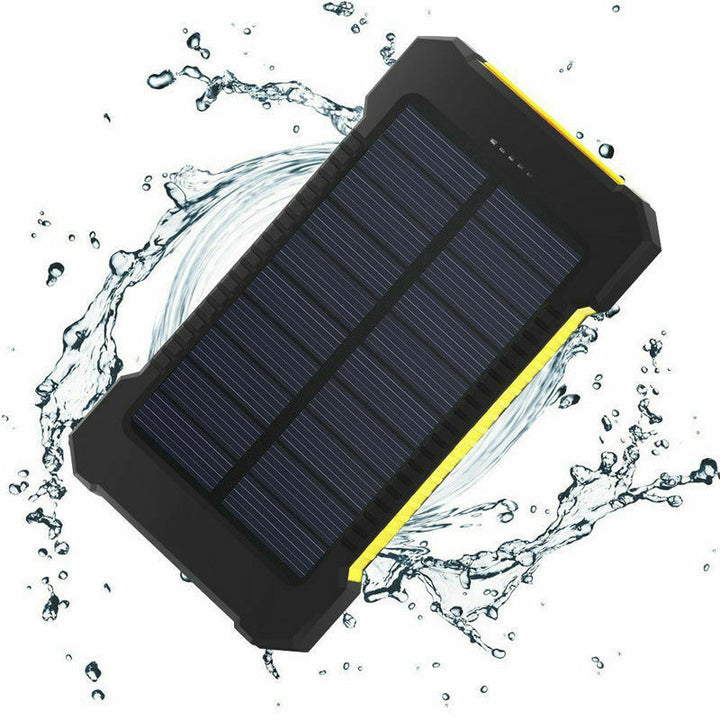 Portable Solar Battery Power Bank 50000mah Waterproof (Torch & Compass)