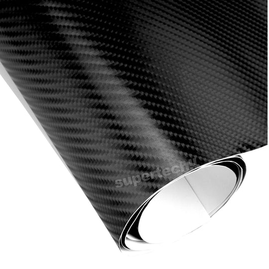 4D Gloss Black Carbon Fibre For Cars AU 50cm x1.51M