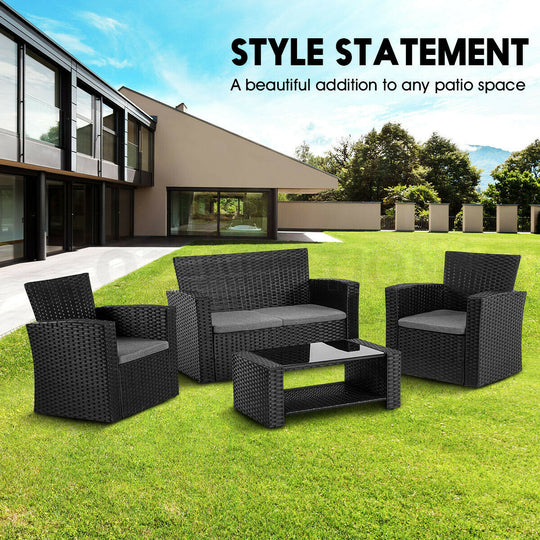 Luxury Outdoor Furniture Set  (4 pcs) AU