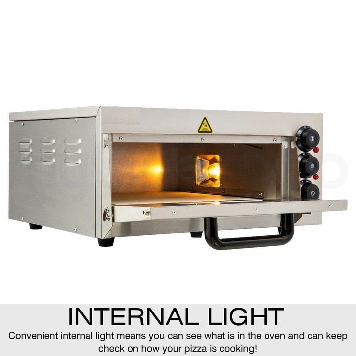 Commercial Pizza Oven Deck - Countertop - Electric - Stone Base