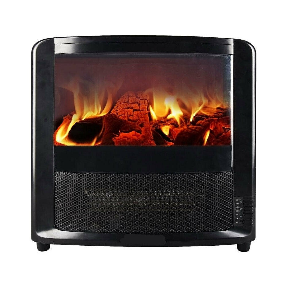 2000W LED Electric Indoor Fireplace Heater w/ Fire/Flame Effect & Timer