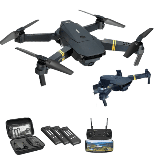 5G Compact Drone Quadcopter 4K UHD (Pro Kit With 3 X Batteries) - High-resolution drone camera - professional drone kit - quadcopter for photography - 1