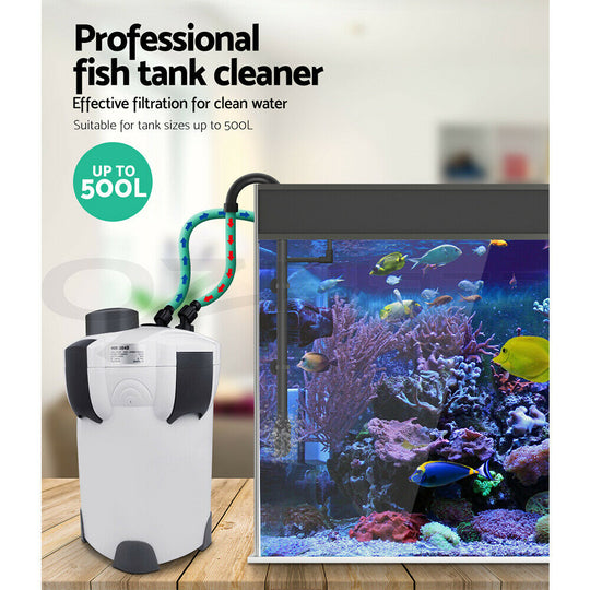 Aquarium Filter External Canister Filter Pump Aqua Fish Tank Pond 2400L/H