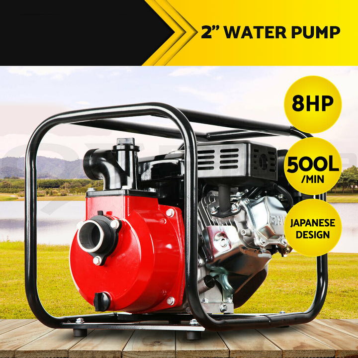 Professional Petrol Water Pump 2" High Flow Water Transfer