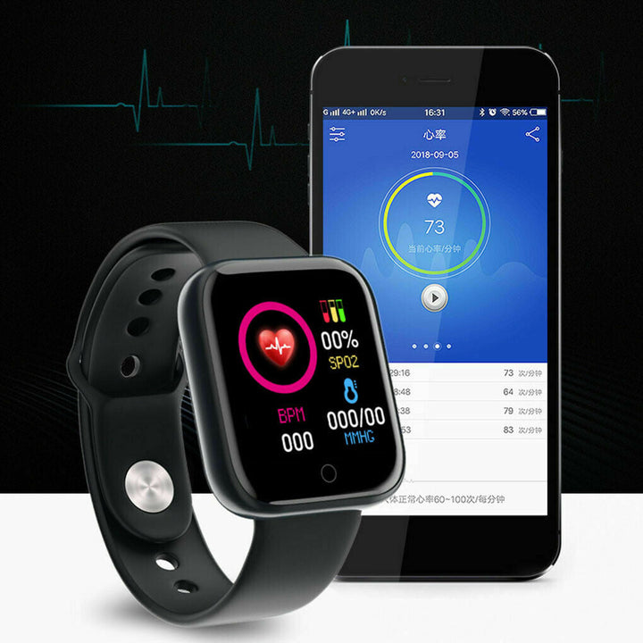 Sport Smartwatch Pro - Monitor sleeps, heart beat & blood pressure