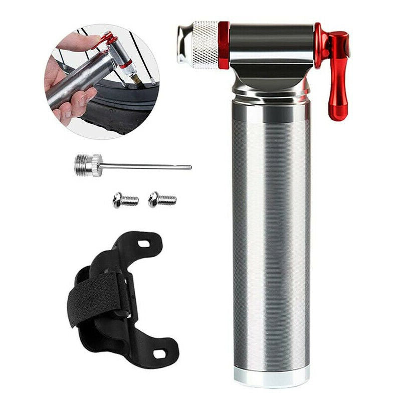 Portable mini aluminium Bicycle air pump