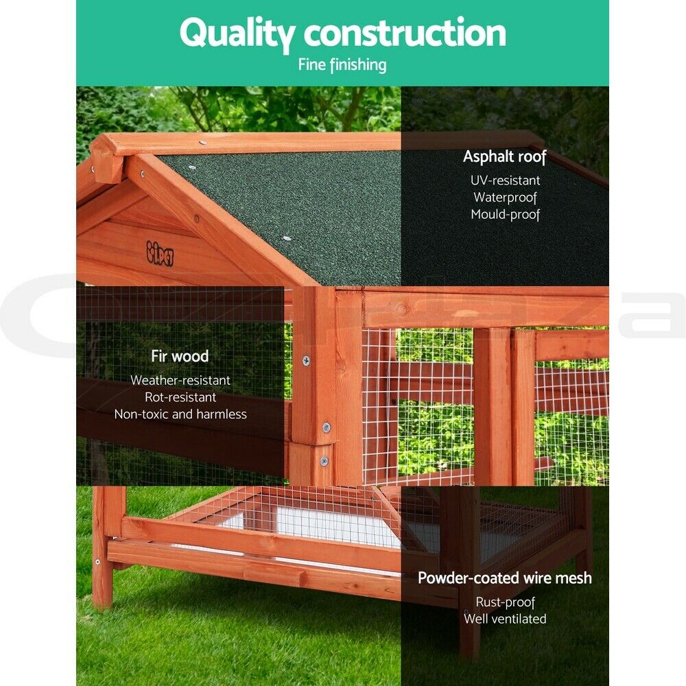 Bird Cage Wooden Pet Cages Aviary Large Carrier Travel Canary Parrot XL
