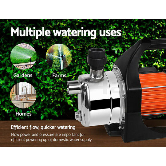 Garden Water Pump High Pressure Controller Steel Tank Rain Irrigation