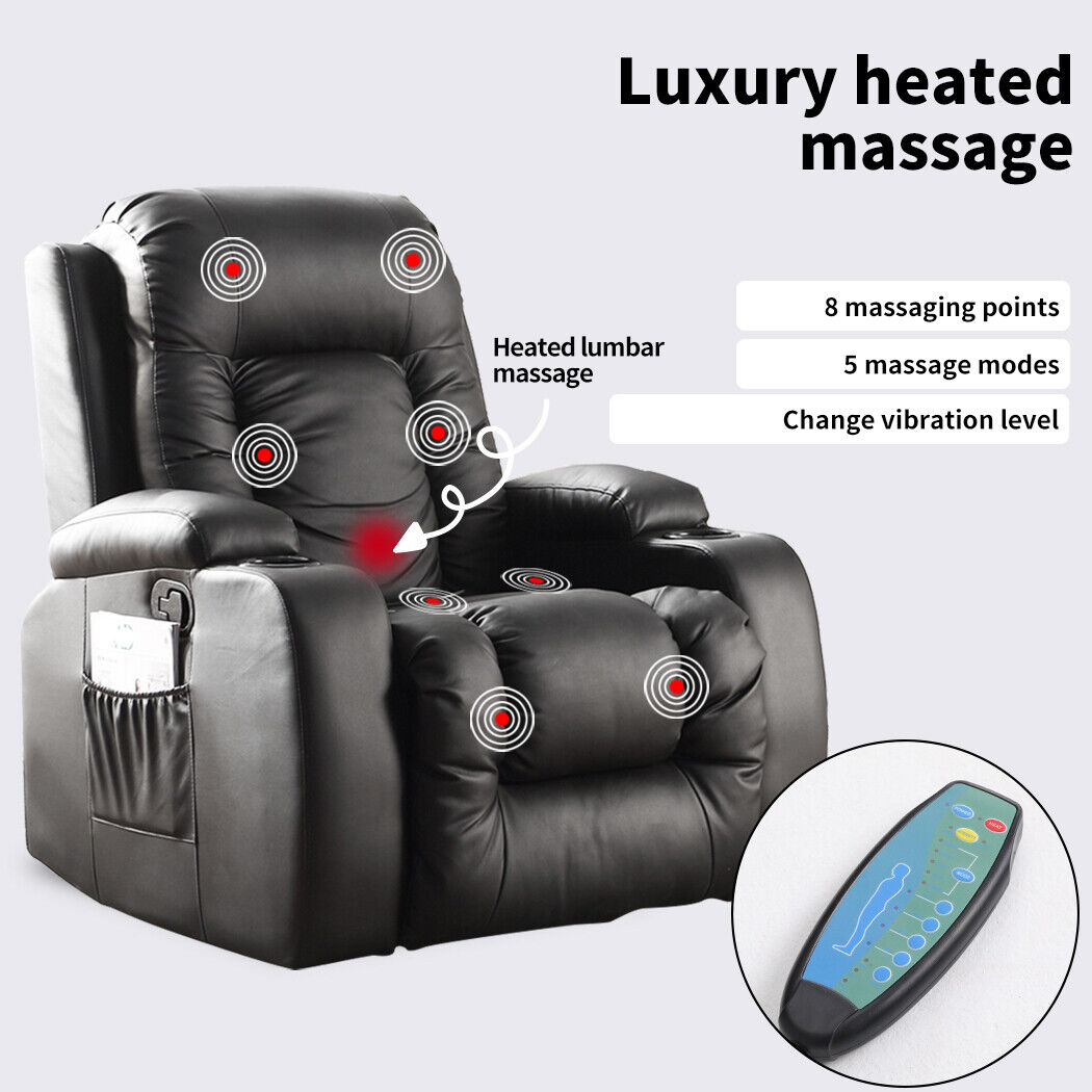 Premium Electric Massage Chair Zero Gravity Chairs Recliner Full Body Shiatsu 4D