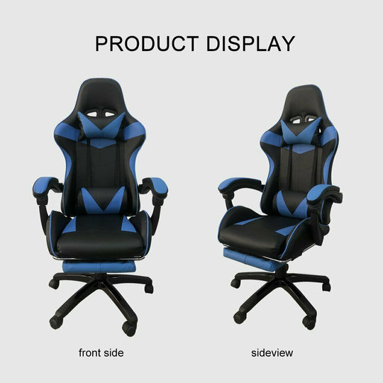 Gaming Chair Office Executive Computer Chairs Racing Footrest Racer