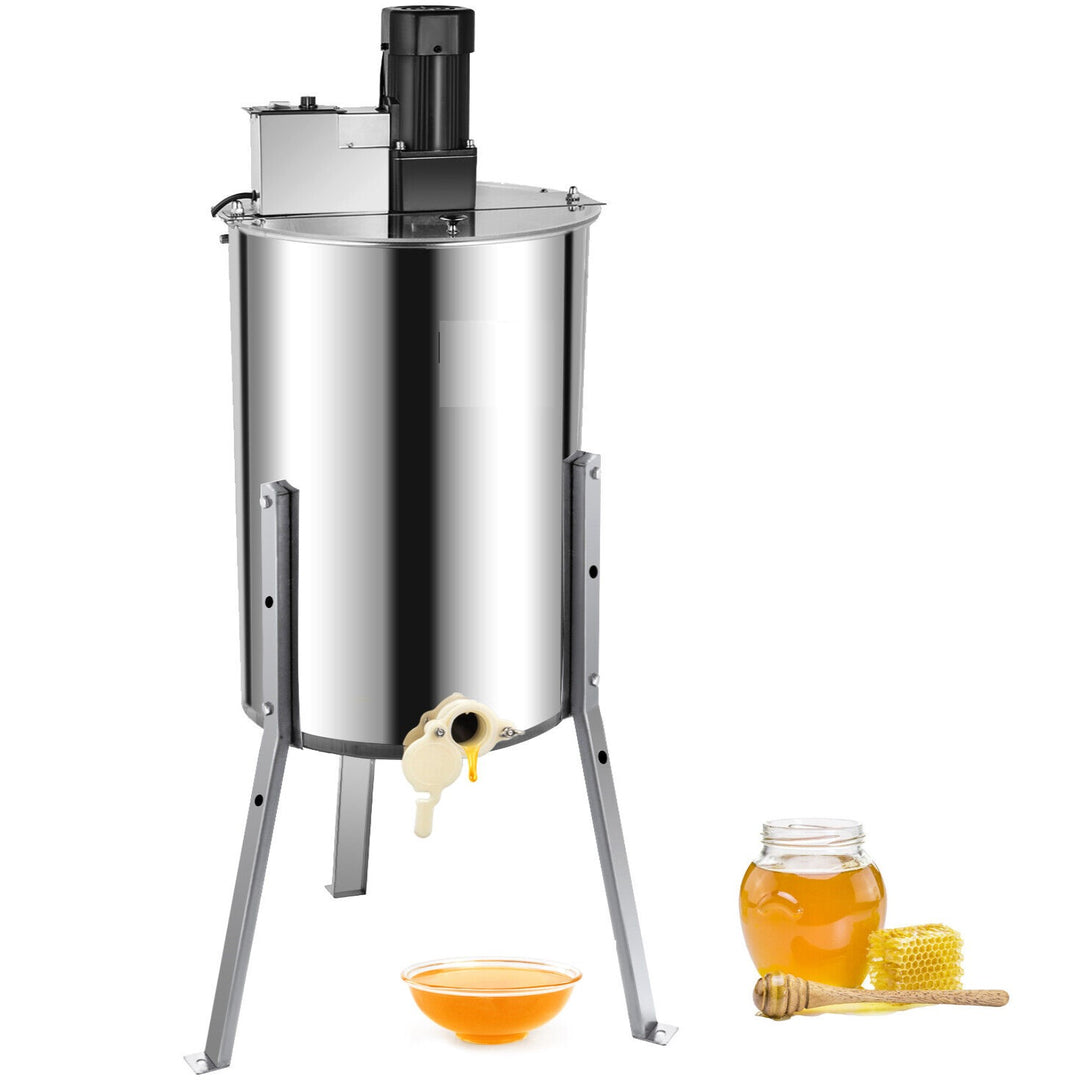 Electric Honey Extractor 3/6 Frame Beekeeping Stainless Steel Spinner