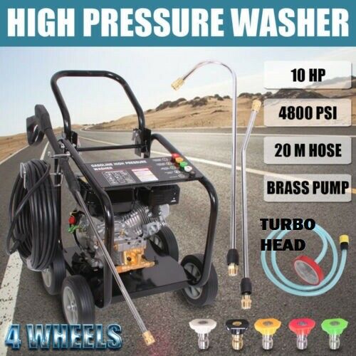 High Pressure Washer 10 HP 4800 PSI 20M (AU) Gas