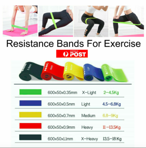 Heavy Duty Resistance Bands - Strength and endurance (5x Pcs set)