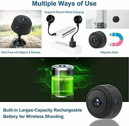 Mini Portable Security Camera Pro (with Infrared Night Vision)